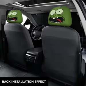 Cartoon Pickle Car Headrest Covers | Set of 2